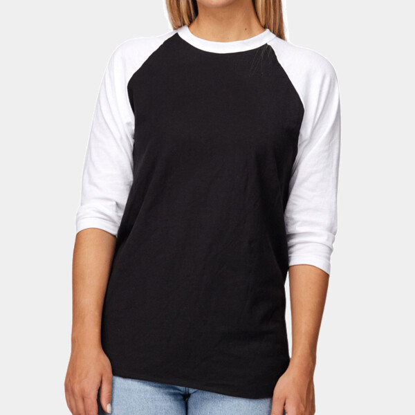 Tultex 245 Unisex Fine Jersey Raglan Tee